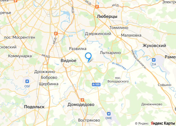 Кладовка в Московской обл., 3,6 кв.м. - Изображение местоположения