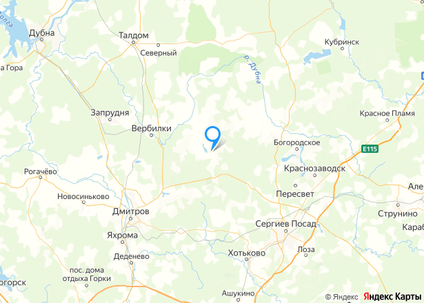 Земельный участок в Московской обл., 770 кв.м. - Изображение местоположения