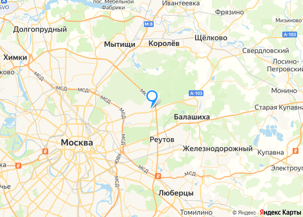 Квартира в Москве, 51,6 кв.м, 3 комн. - Изображение местоположения