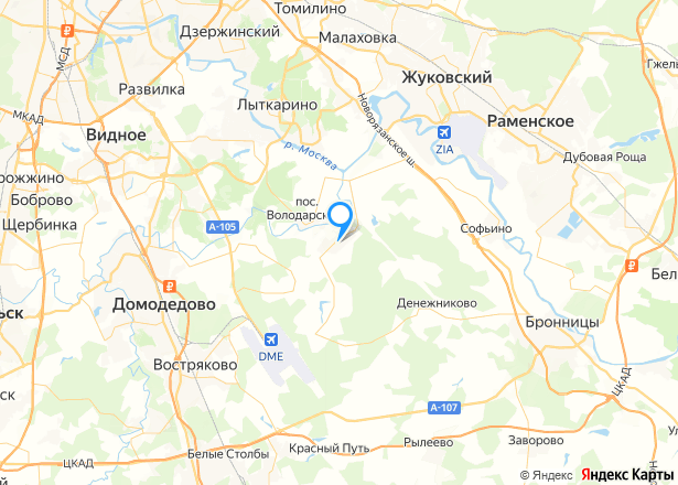 Квартира, площадь: 52,7 кв. м., адрес: Московская область, м. о. Раменский, с. Константиново, д. 8, кв. 60. - Изображение местоположения