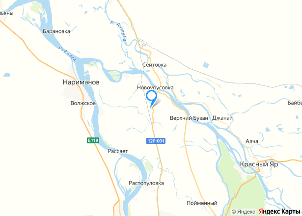 1/5 доля дома и 1/5 доля земельного участка в Астраханской обл. - Изображение местоположения