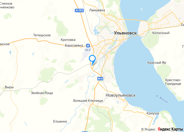 Дом 359,4 кв.м. и земельный участок 400+/-7 кв.м. в Ульяновске - Изображение местоположения