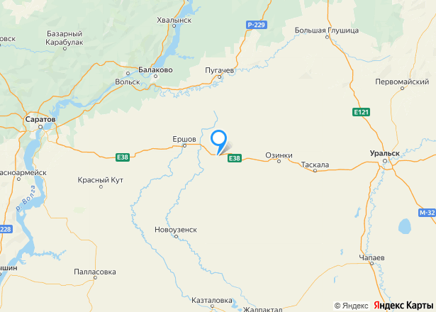 1/20 доля здания в Саратовской обл. - Изображение местоположения