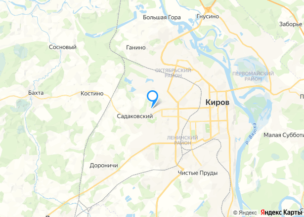 Помещение в Кирове, 2,6 кв.м. - Изображение местоположения