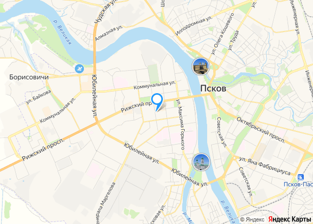 Квартира, площадь 18,3 кв.м - Изображение местоположения