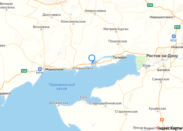 200/9599 доля земельного участка в Ростовской обл. - Изображение местоположения