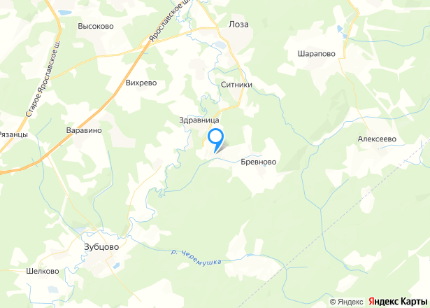 1/4 доля земельного участка в Московской области - Изображение местоположения
