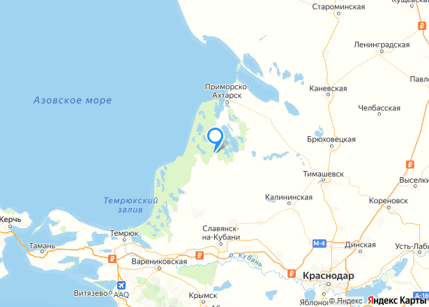 Гостевые дома и земельный участок 5068 кв.м. в Краснодарском крае - Изображение местоположения
