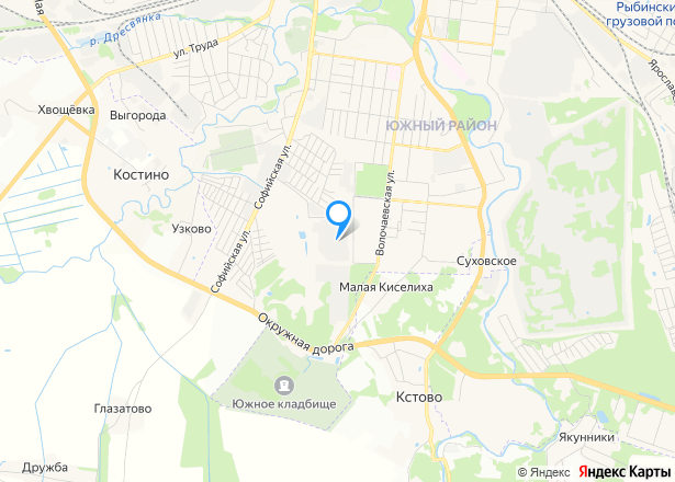 233/1000 доли здания в Ярославской обл. - Изображение местоположения
