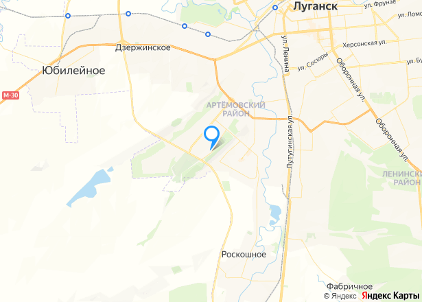 1/4 доля квартиры в Луганске - Изображение местоположения