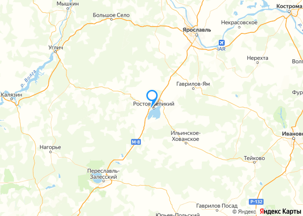 Квартира в Ярославской обл., 38,1 кв.м, 2 комн. - Изображение местоположения