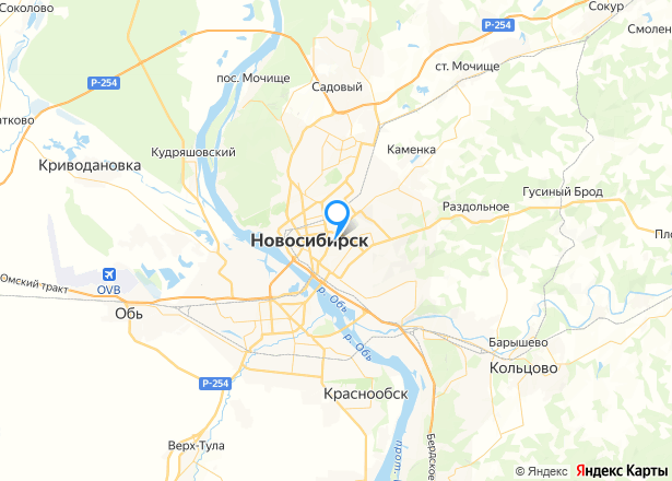 Право требования по ДДУ колясочной в Новосибирске, 1,53 кв.м. - Изображение местоположения