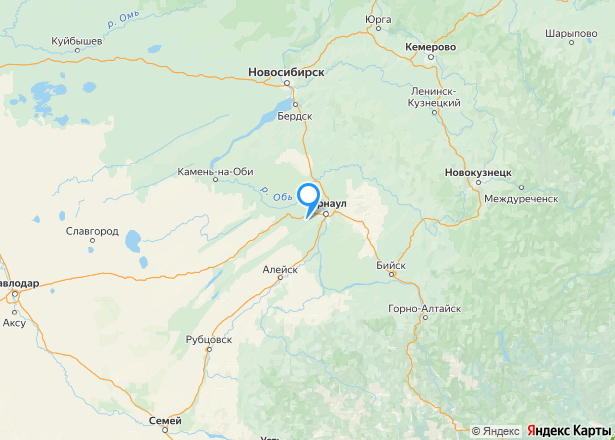 Земельный участок, площадью 800 кв.м (кадастровый (условный) номер: 22:31:030302:2713 - Изображение местоположения